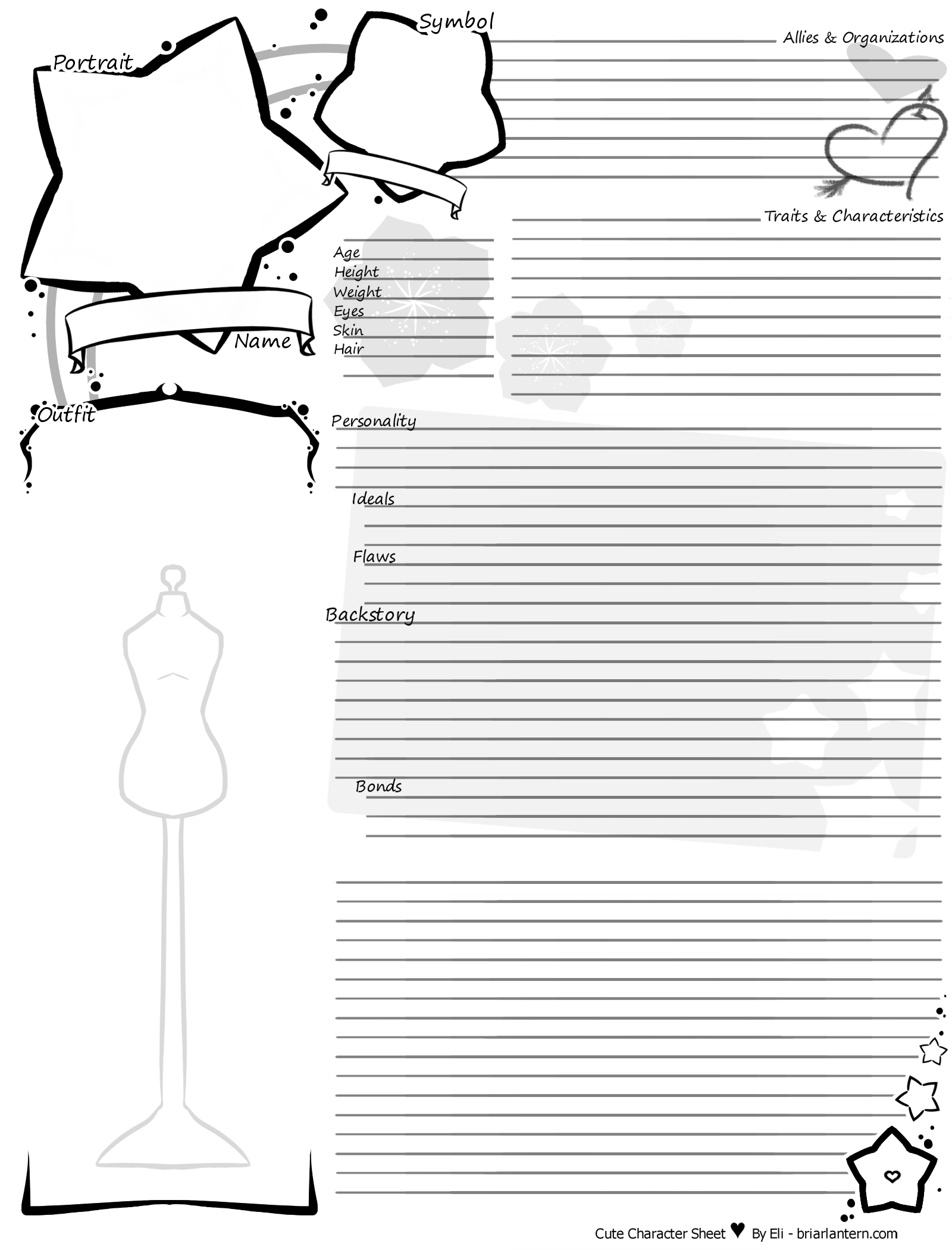 DomieNeek - Sly 5_Sly Cooper_Character_Sheet
